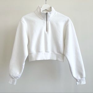 Tna Cozy Fleece Perfect 1/4 Zip Sweatshirt XS
